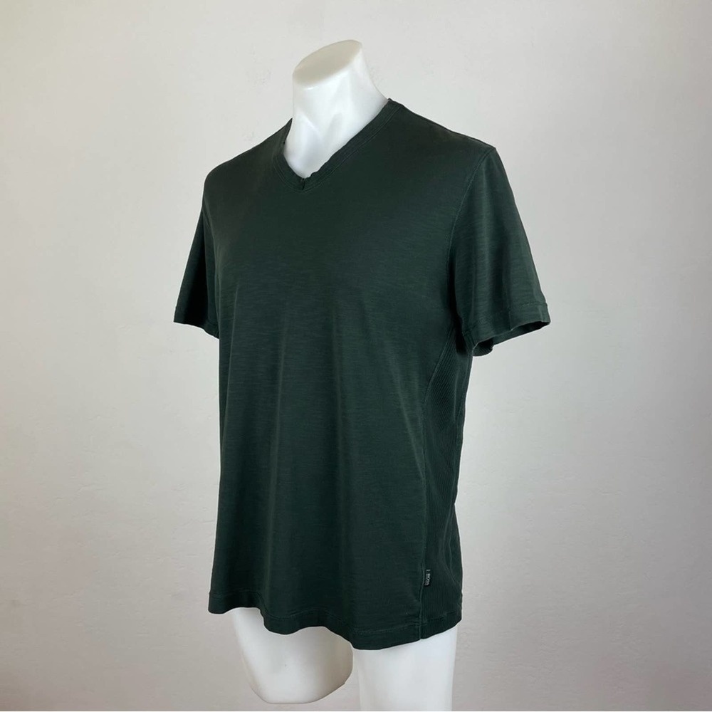 Hugo Boss Ribbed V-Neck Top - Picture 5 of 8